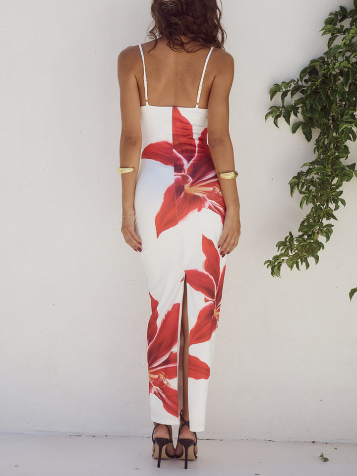 Bloemenprint Maxi Jurk