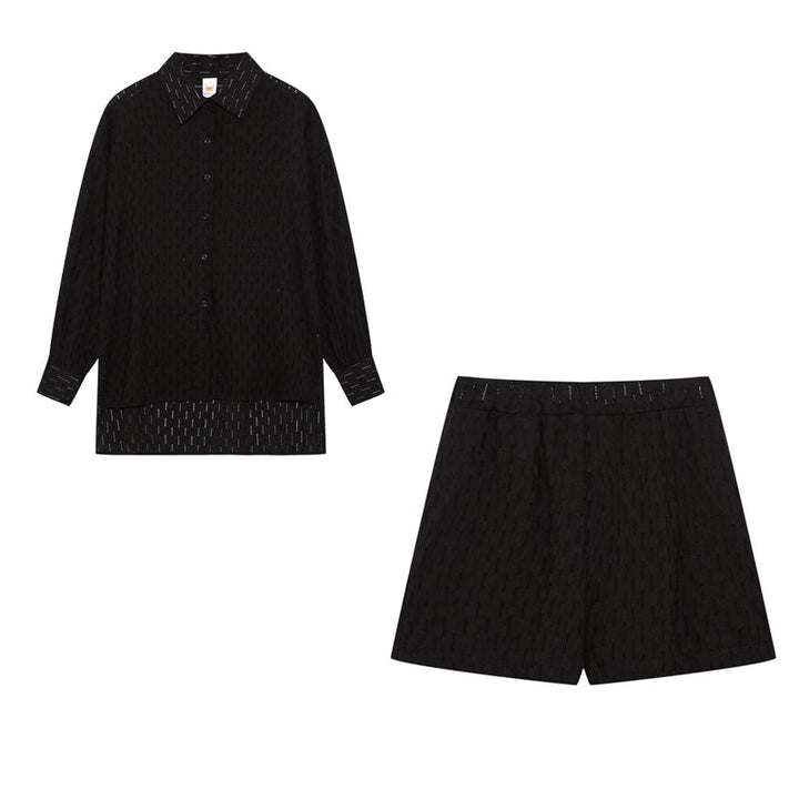 Elizabeth - Luchtige Shirt en Shorts Set