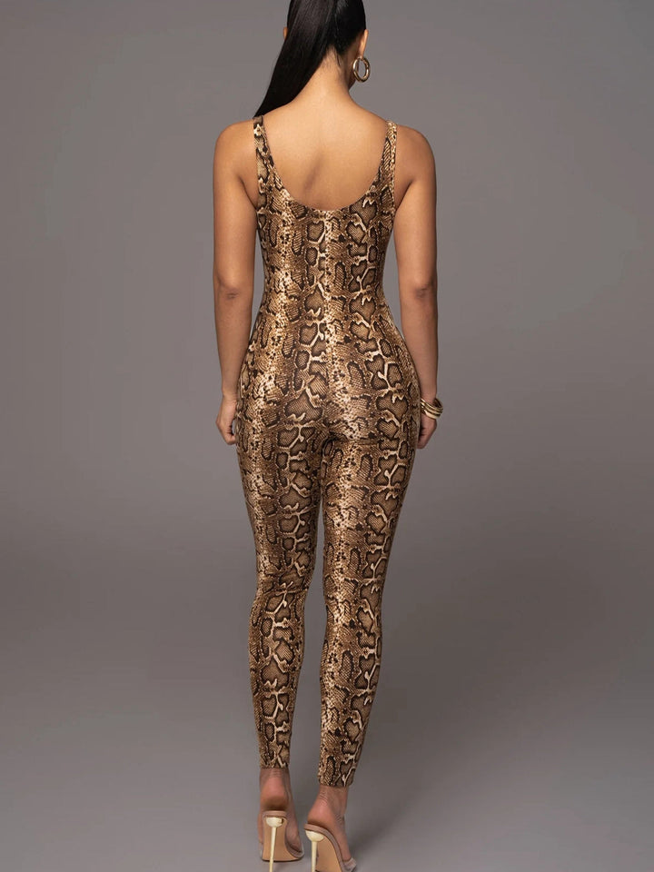 Mia™ - Luipaardprint Jumpsuit