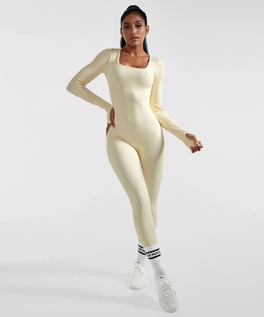 Aria™ - Lange Mouwen Naadloze Jumpsuit