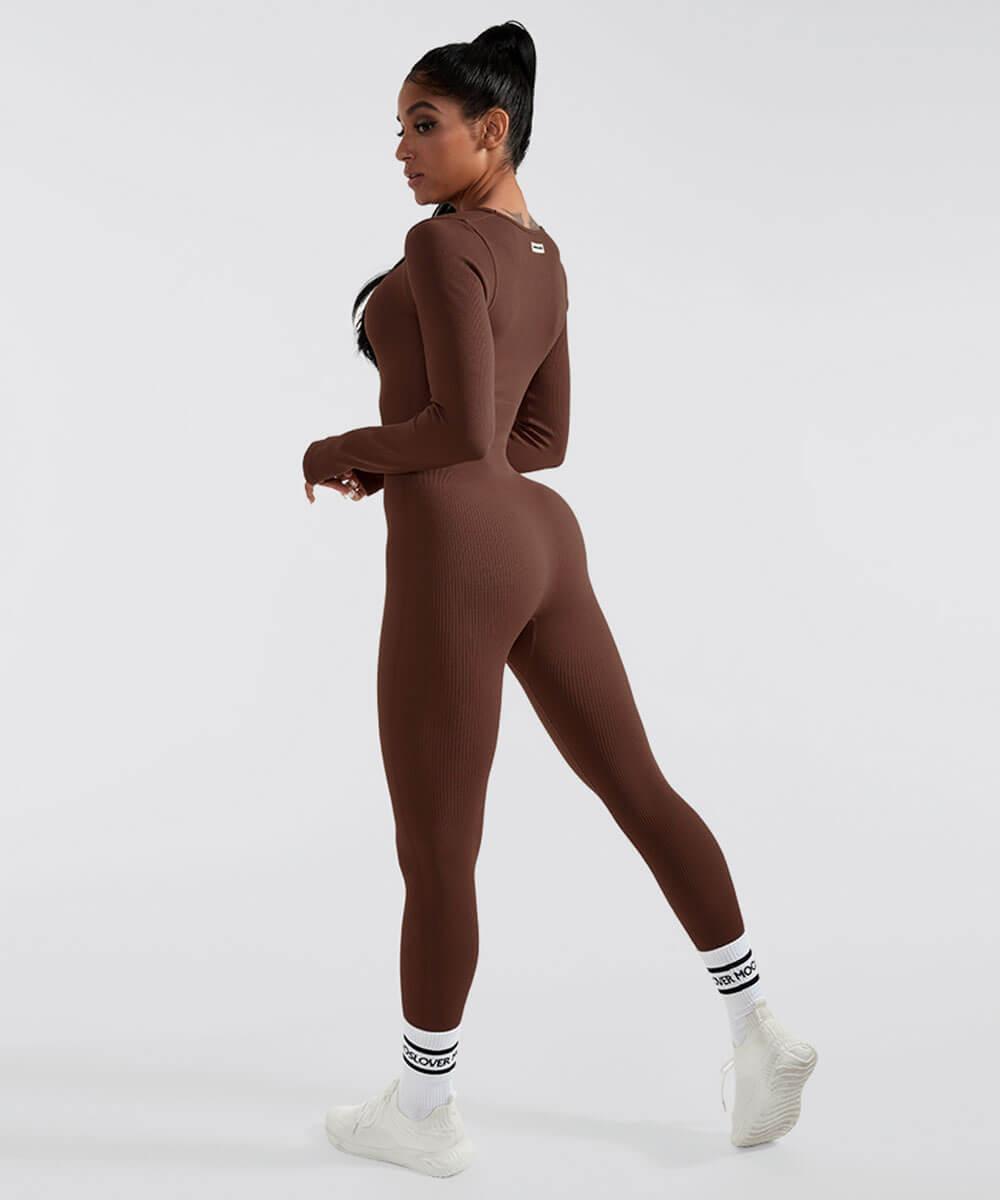 Aria™ - Lange Mouwen Naadloze Jumpsuit