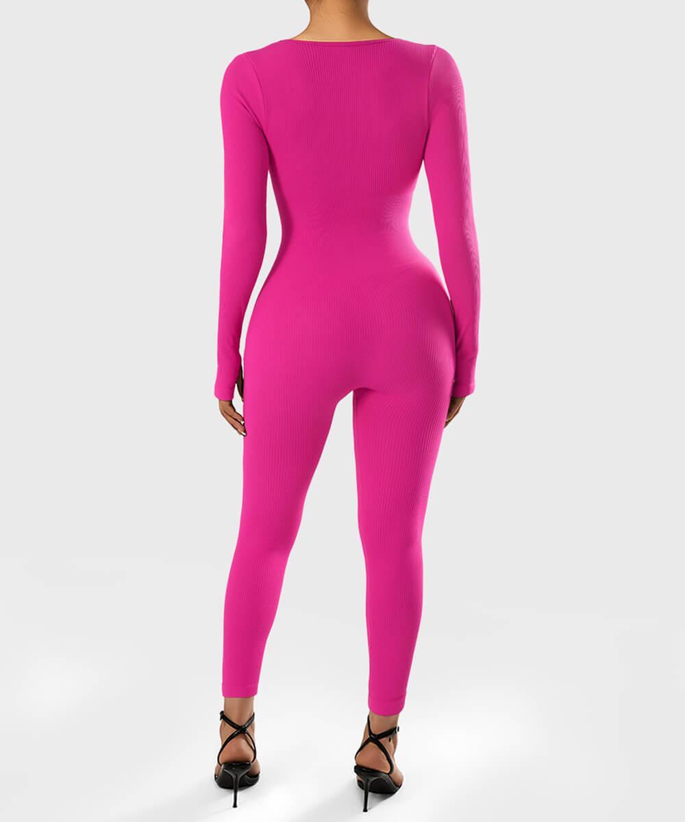 Aria™ - Lange Mouwen Naadloze Jumpsuit