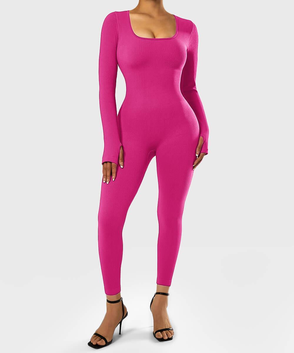 Aria™ - Lange Mouwen Naadloze Jumpsuit