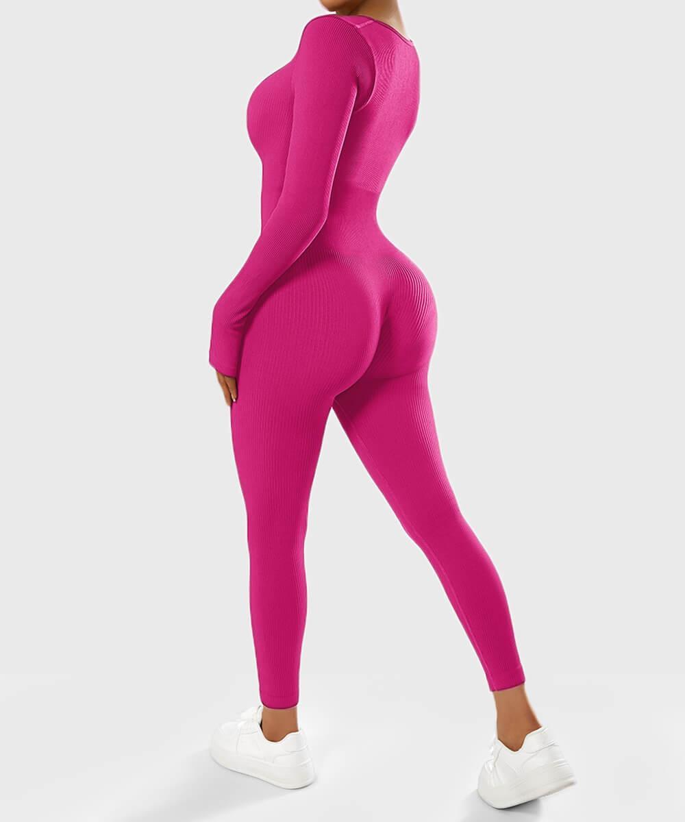 Aria™ - Lange Mouwen Naadloze Jumpsuit