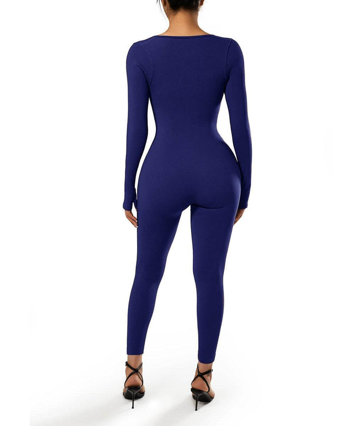 Aria™ - Lange Mouwen Naadloze Jumpsuit
