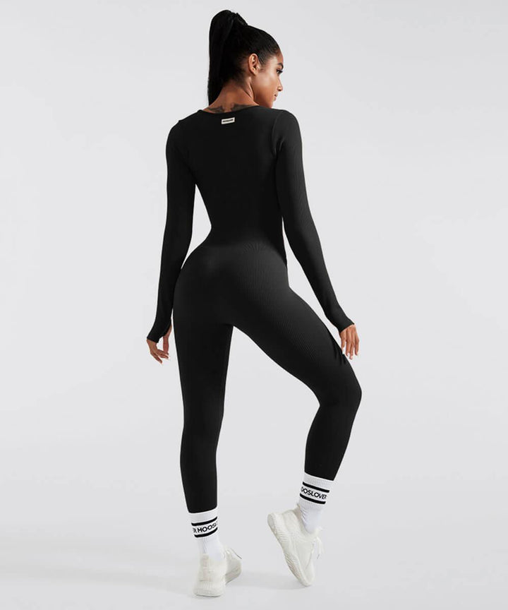 Aria™ - Lange Mouwen Naadloze Jumpsuit