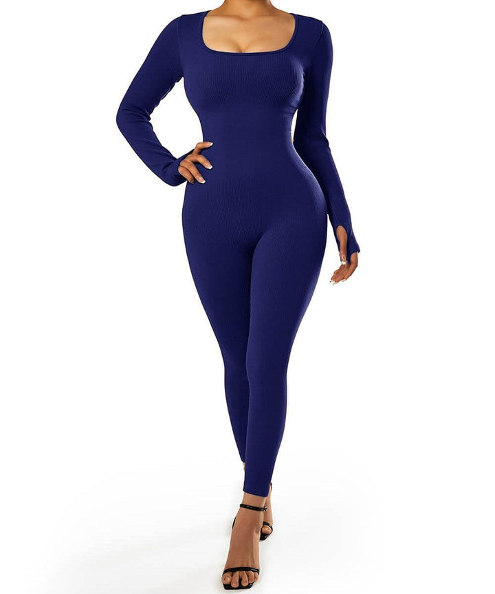 Aria™ - Lange Mouwen Naadloze Jumpsuit