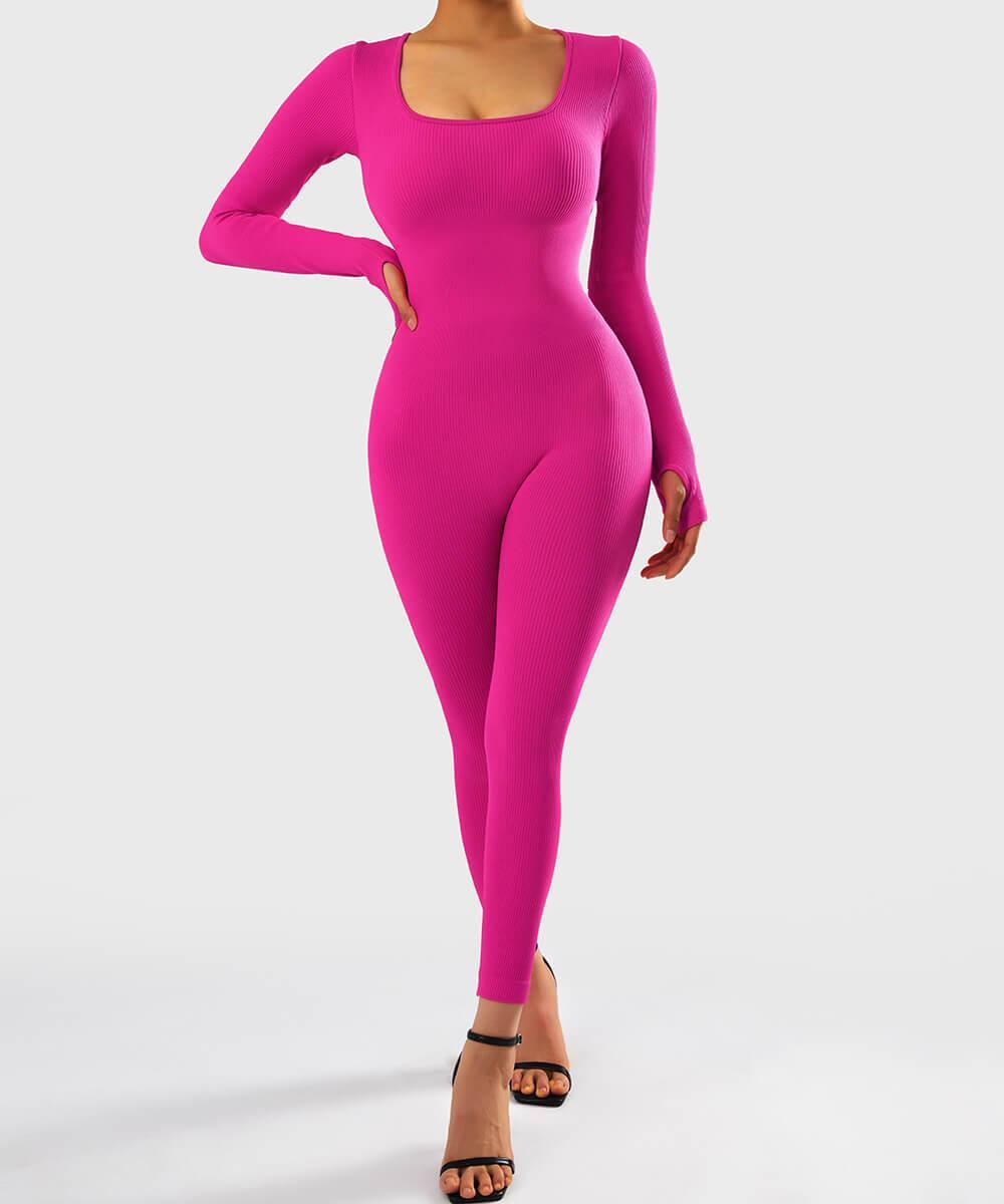 Aria™ - Lange Mouwen Naadloze Jumpsuit