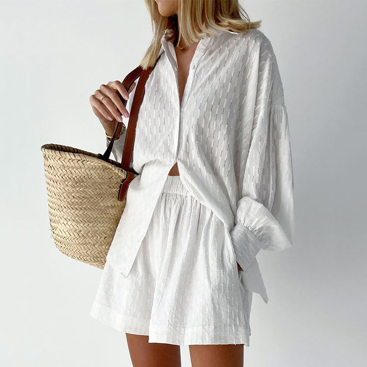 Elizabeth - Luchtige Shirt en Shorts Set