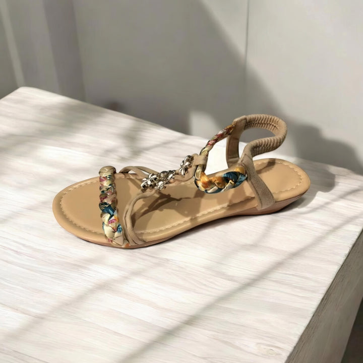 Khate - Vrouwen Gevlochten Platte Sandalen